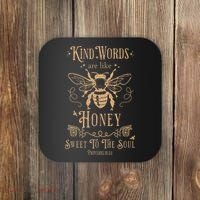 Kind Words Are Like Honey Bible Verse Christian Prayer Coaster thumb 0