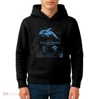 Killer Whale Anatomy Marine Biologist Animal Knowledge Fish Kids Hoodie thumb 4