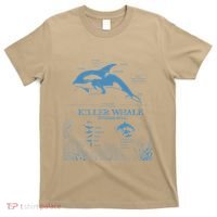 Killer Whale Anatomy Marine Biologist Animal Knowledge Fish T-Shirt thumb 0