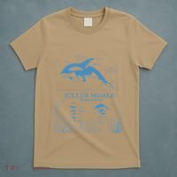 Killer Whale Anatomy Marine Biologist Animal Knowledge Fish T-Shirt thumb 5