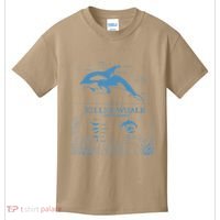Killer Whale Anatomy Marine Biologist Animal Knowledge Fish Kids T-Shirt thumb 0