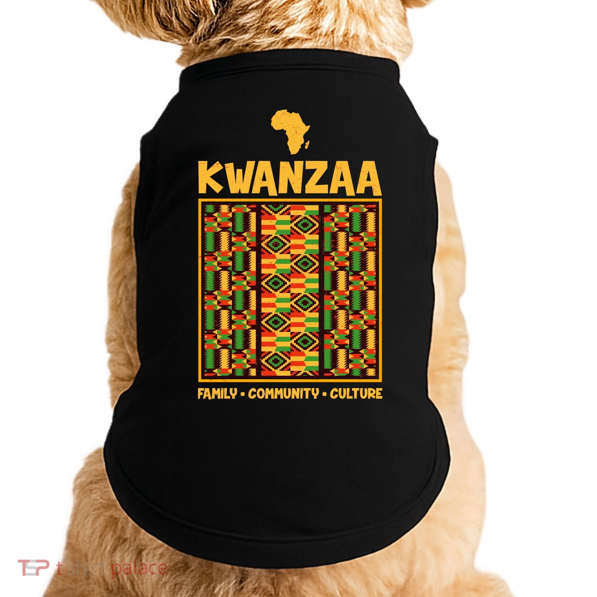 Kwanzaa Family Community Culture Doggie Tank