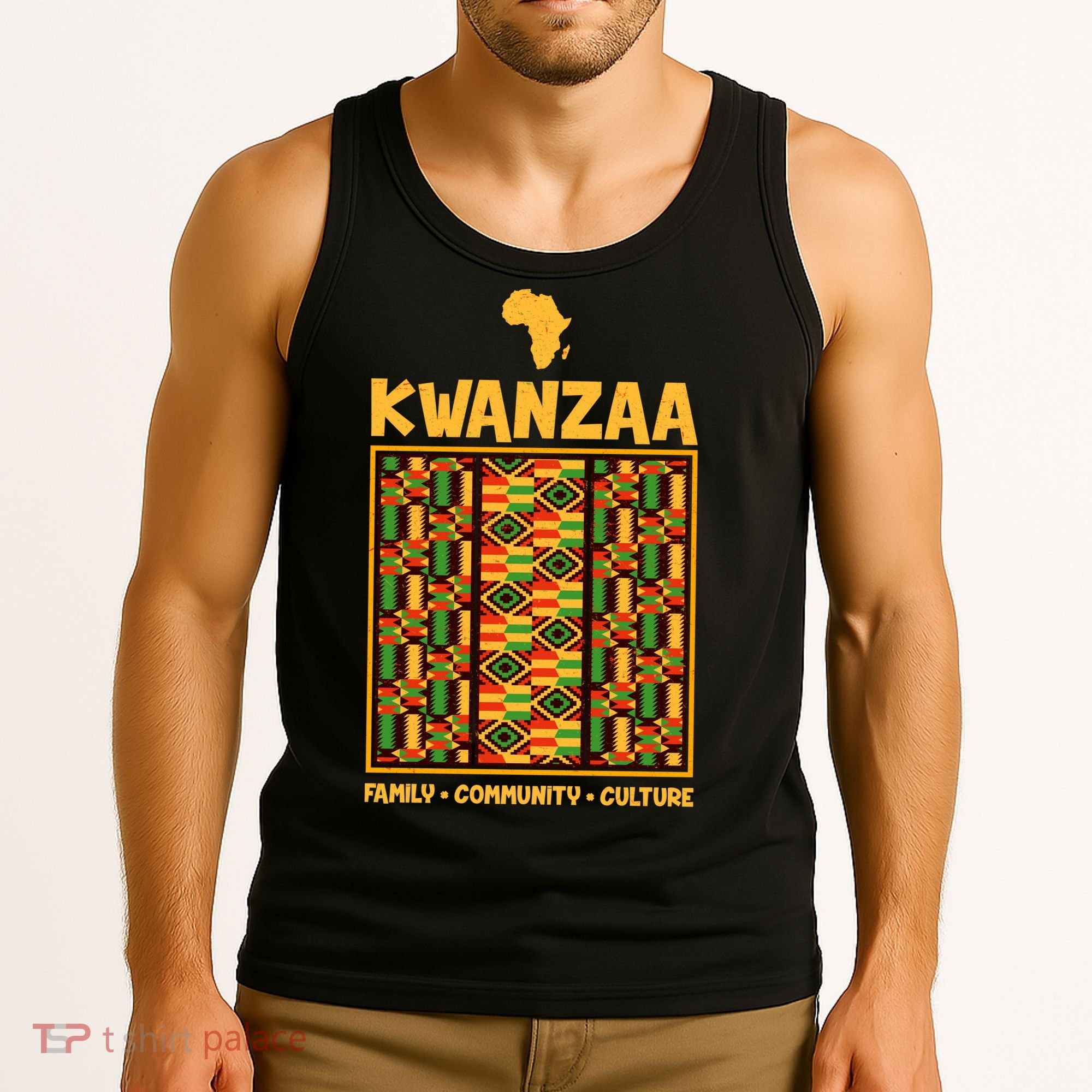 Kwanzaa Family Community Culture Tank Top