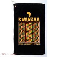 Kwanzaa Family Community Culture Golf Towel thumb 0