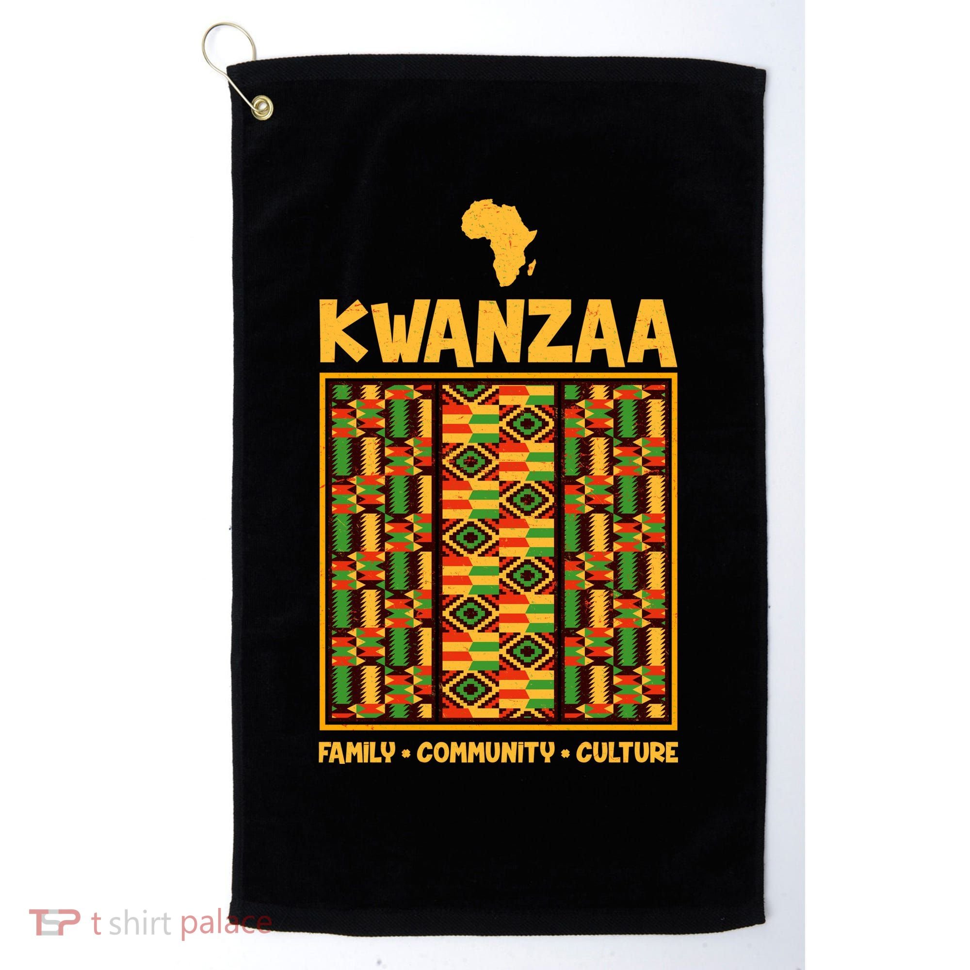 Kwanzaa Family Community Culture Golf Towel