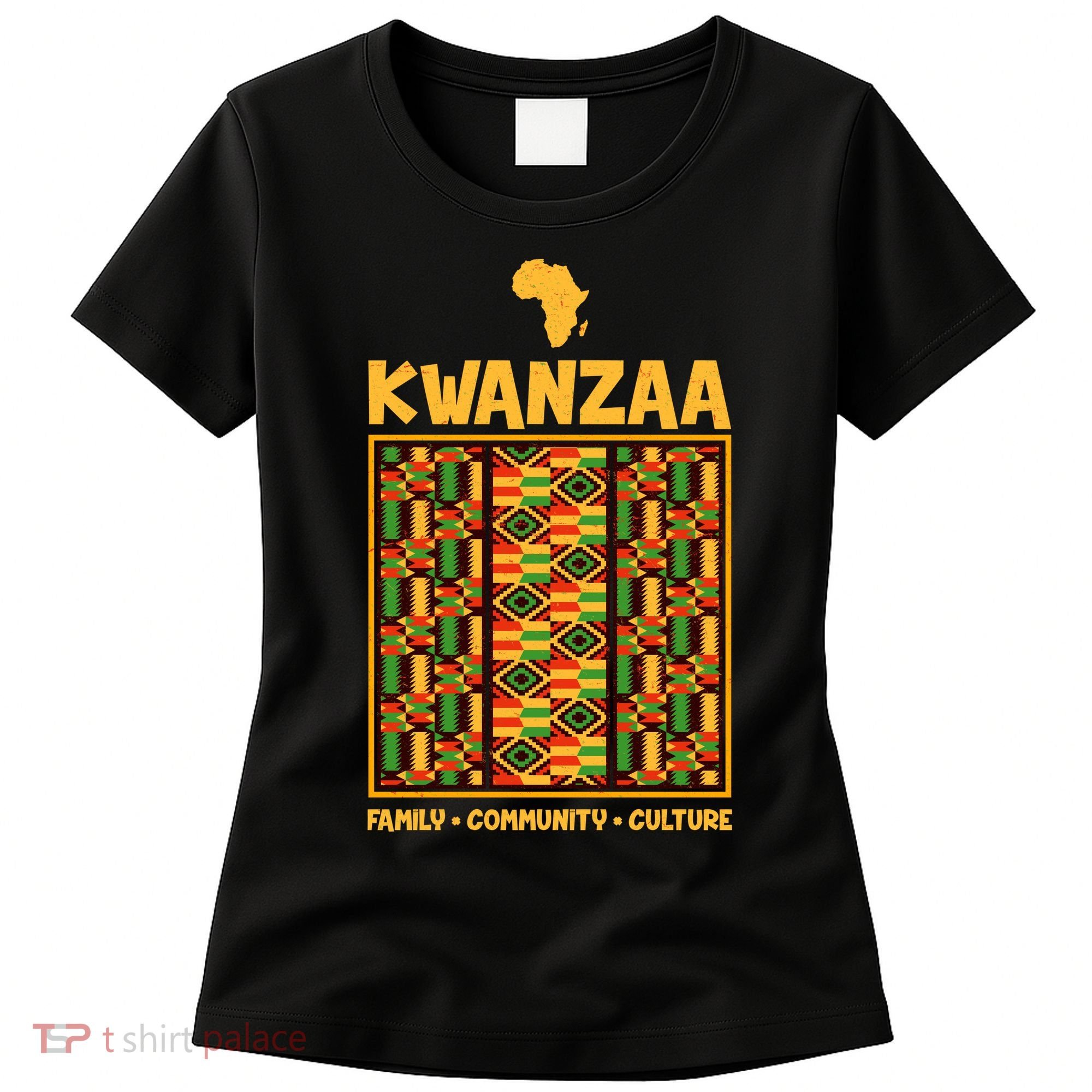 Kwanzaa Family Community Culture Women's T-Shirt