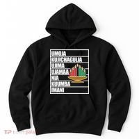 Kwanzaa Holiday Principles Kinara Candles Hoodie thumb 0