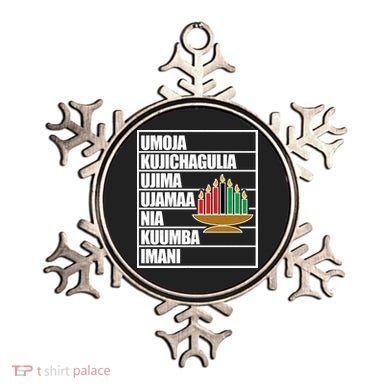 Kwanzaa Holiday Principles Kinara Candles Ornament