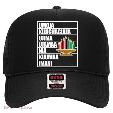 Kwanzaa Holiday Principles Kinara Candles Hat