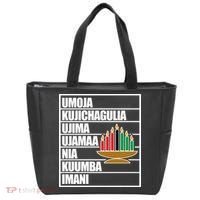 Kwanzaa Holiday Principles Kinara Candles Tote Bag thumb 0