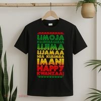 Kwanzaa Holiday Principles Traditional Colors T-Shirt thumb 2