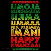 Kwanzaa Holiday Principles Traditional Colors T-Shirt thumb 7