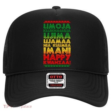 Kwanzaa Holiday Principles Traditional Colors Hat