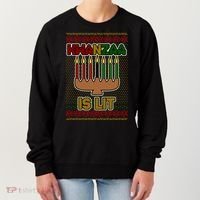 Kwanzaa is Lit Kinara Candles Ugly Kwanzaa Sweater Women's Sweatshirt thumb 0