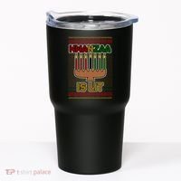 Kwanzaa is Lit Kinara Candles Ugly Kwanzaa Sweater Tumbler thumb 0