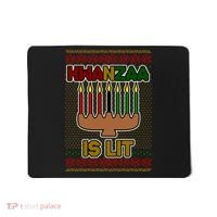 Kwanzaa is Lit Kinara Candles Ugly Kwanzaa Sweater Mousepad thumb 0