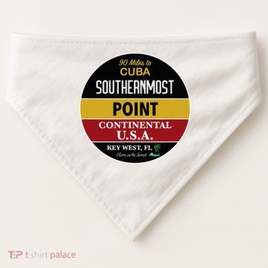 Key West Buoy USA-Made Doggie Bandana