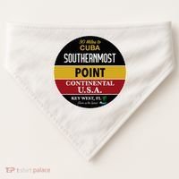 Key West Buoy USA-Made Doggie Bandana thumb 0