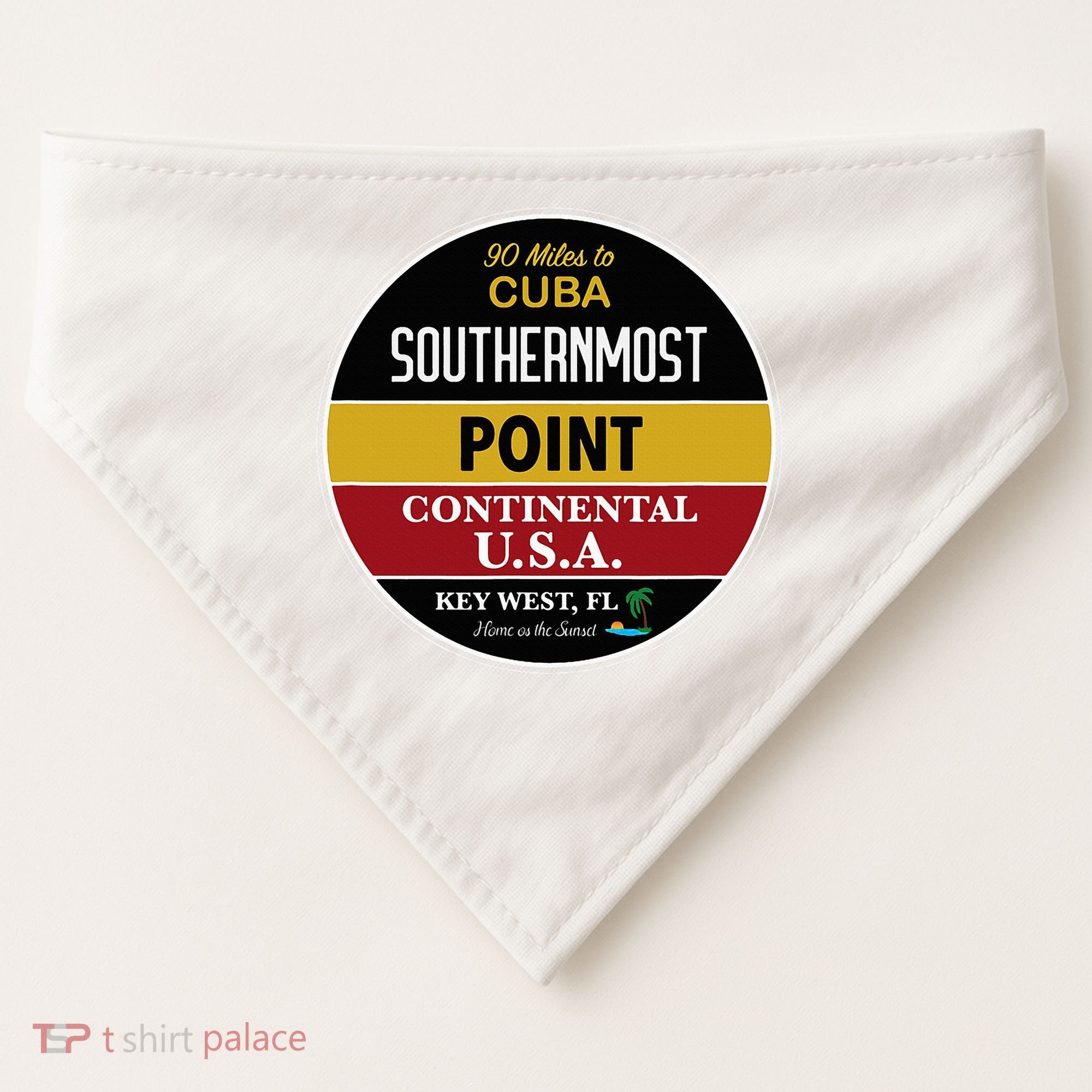 Key West Buoy USA-Made Doggie Bandana