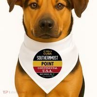 Key West Buoy USA-Made Doggie Bandana thumb 1