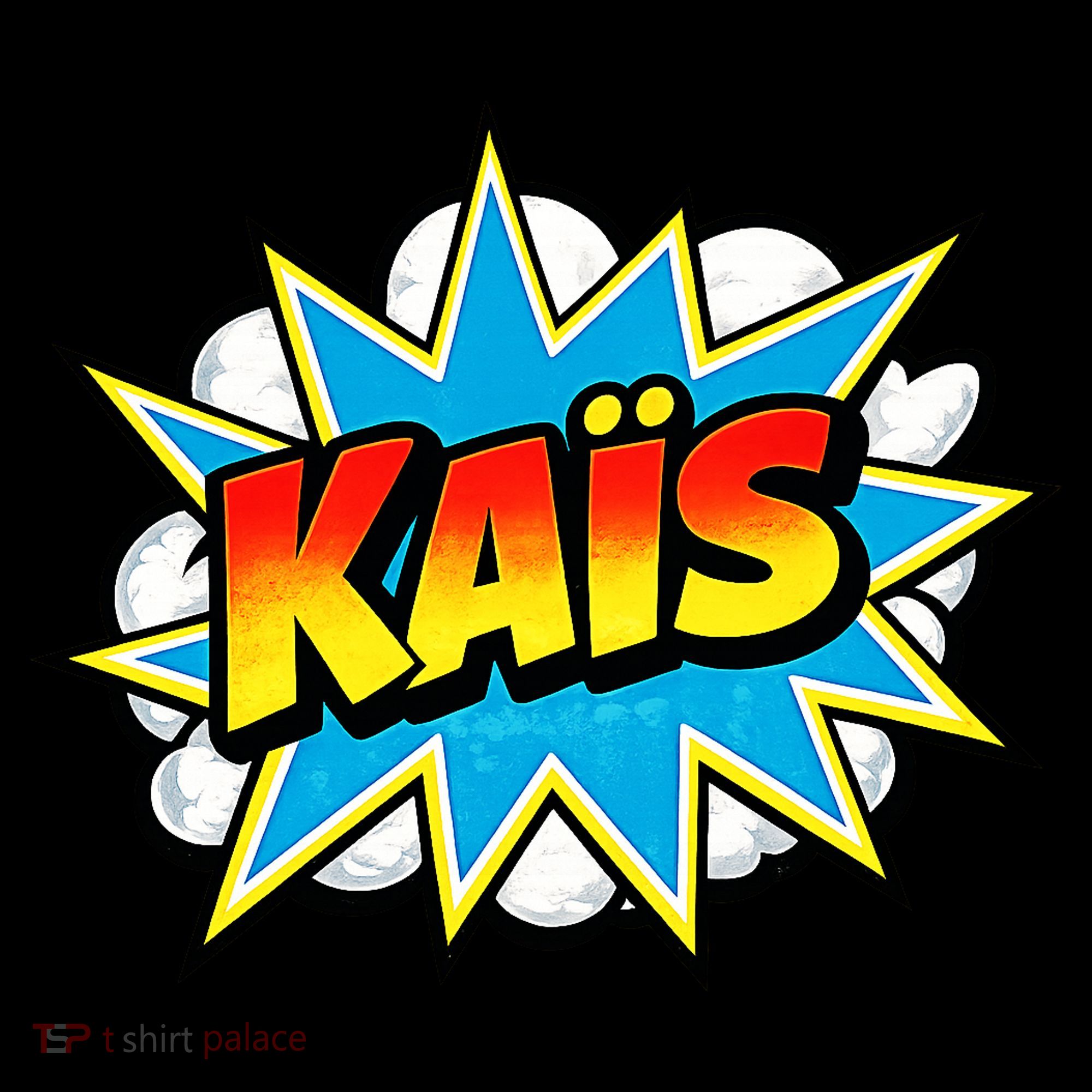Kais Warmly Comic Name Retro Coaster