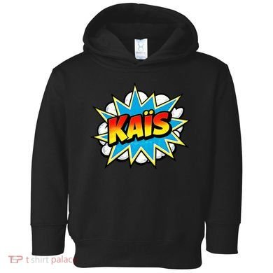 Kais Warmly Comic Name Retro Toddler Hoodie