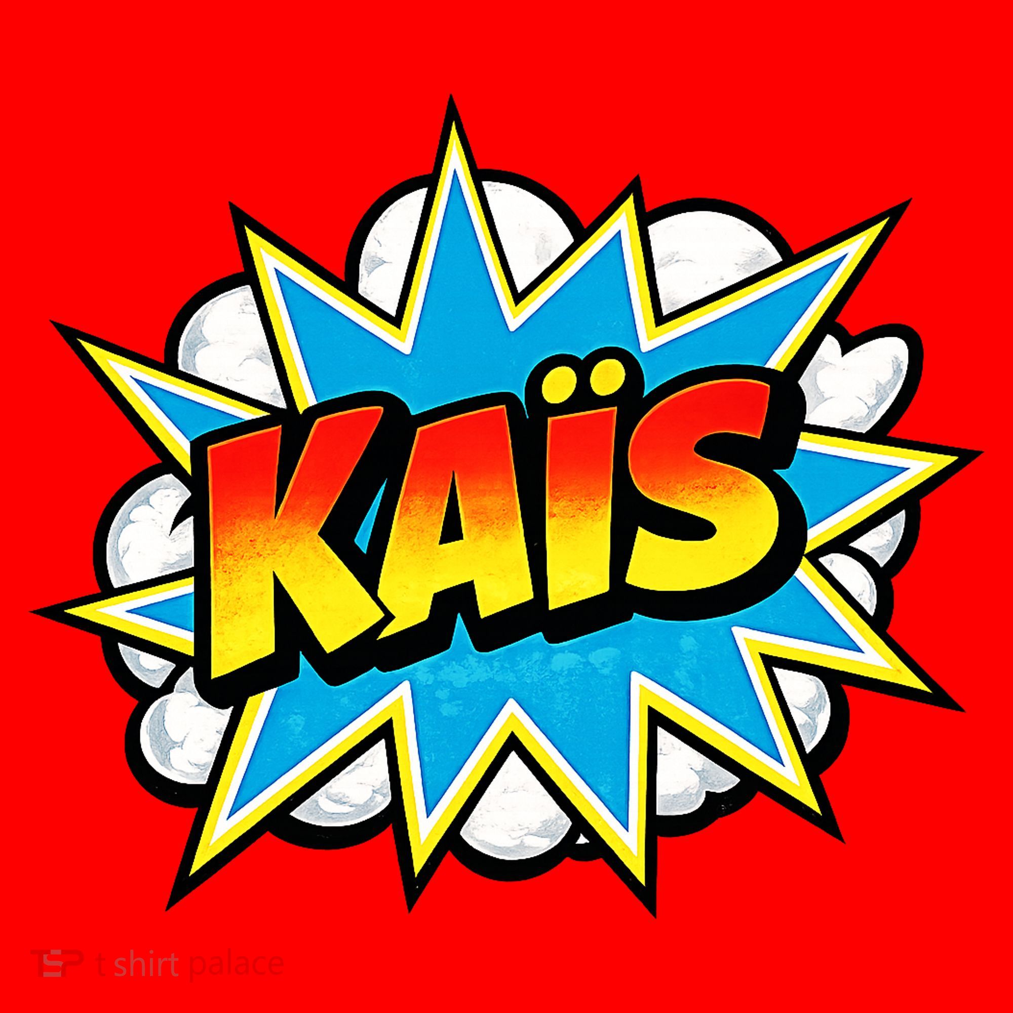 Kais Warmly Comic Name Retro Santa Hat