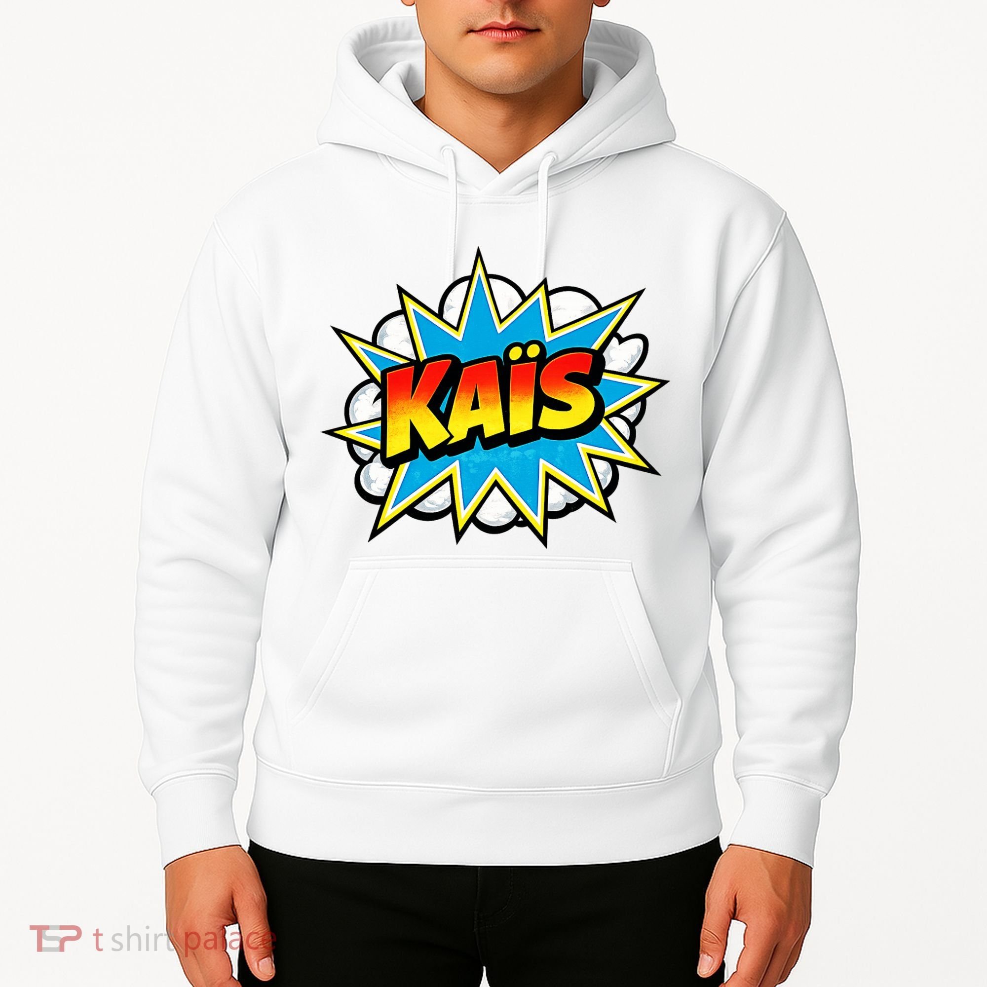 Kais Warmly Comic Name Retro Hoodie