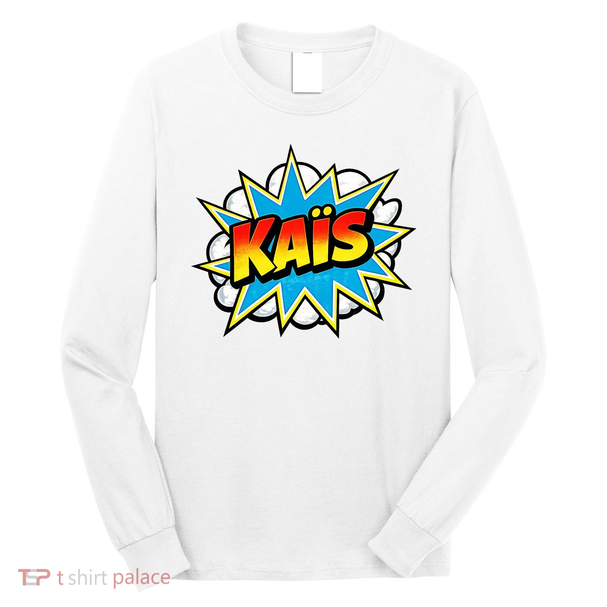 Kais Warmly Comic Name Retro Long Sleeve Shirt
