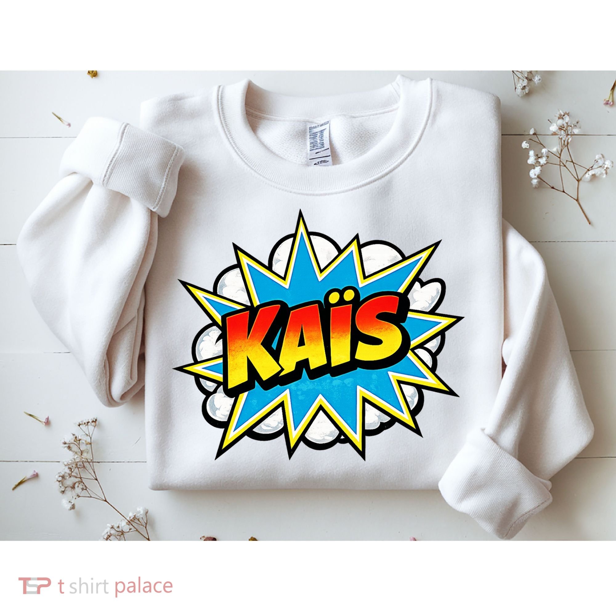 Kais Warmly Comic Name Retro Sweatshirt
