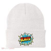 Kais Warmly Comic Name Retro Beanie thumb 0