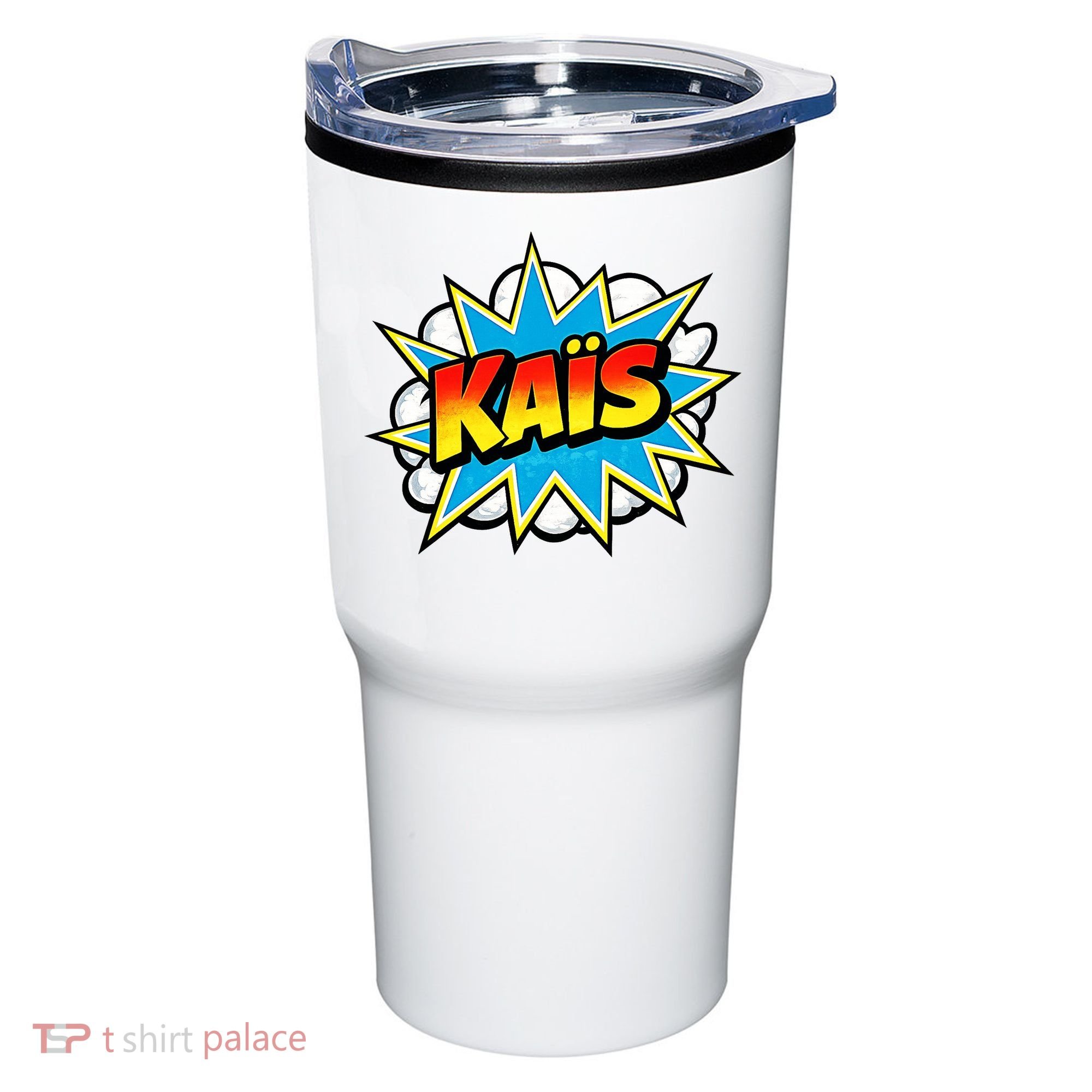 Kais Warmly Comic Name Retro Tumbler