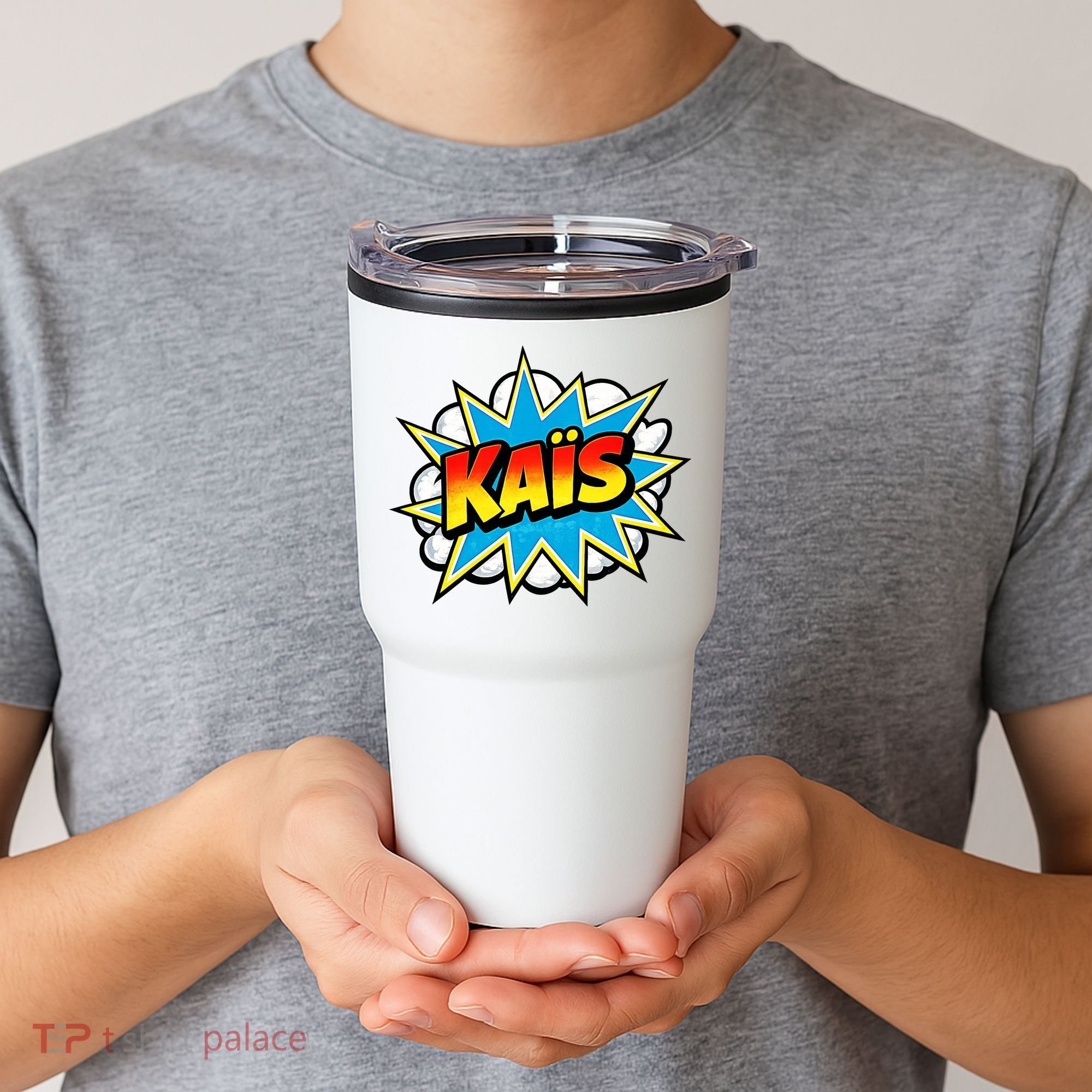 Kais Warmly Comic Name Retro Tumbler