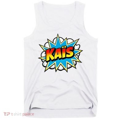 Kais Warmly Comic Name Retro Tank Top