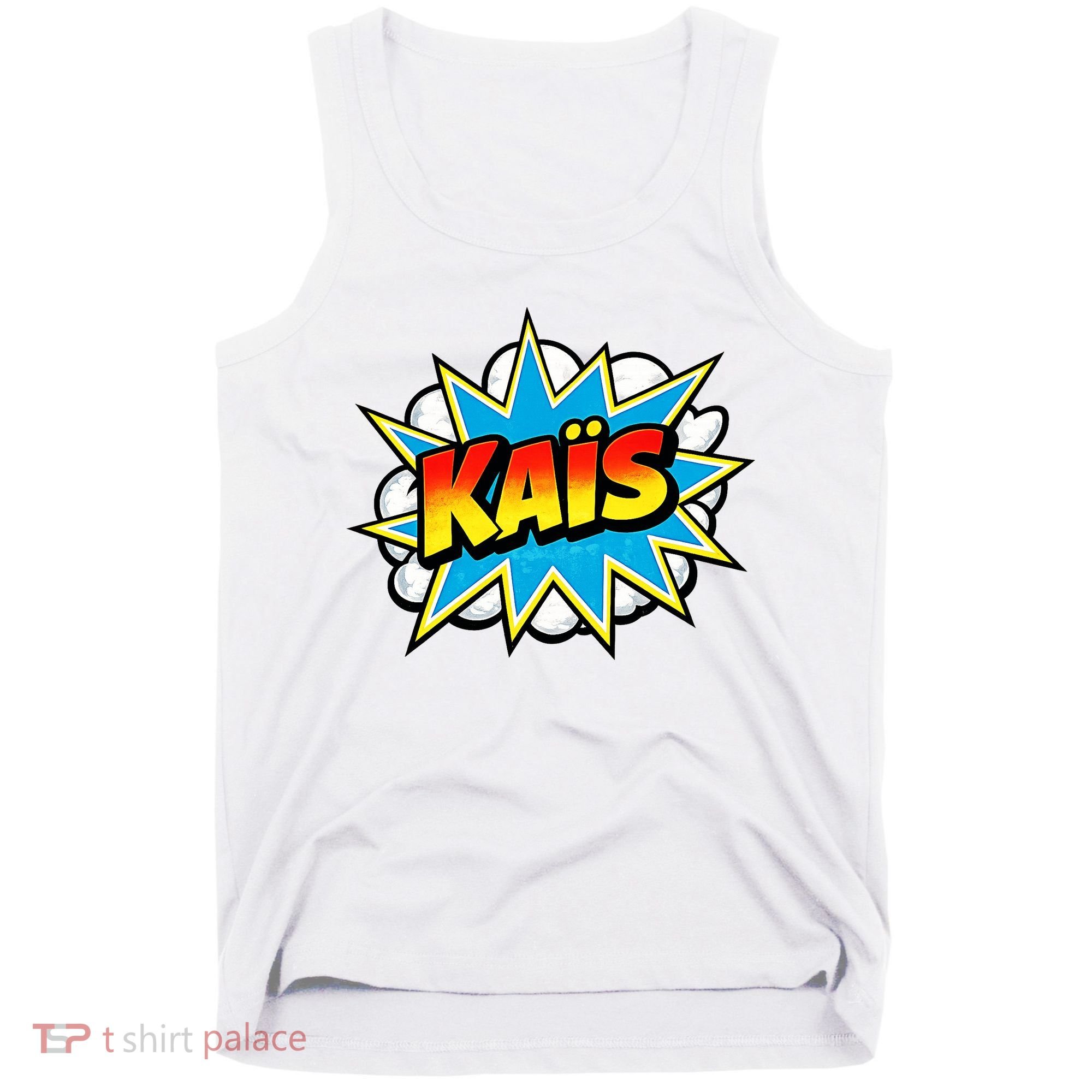Kais Warmly Comic Name Retro Tank Top