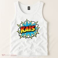 Kais Warmly Comic Name Retro Tank Top thumb 2