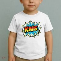 Kais Warmly Comic Name Retro Toddler T-Shirt thumb 2