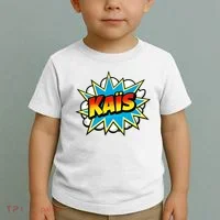 Kais Warmly Comic Name Retro Toddler T-Shirt thumb 2
