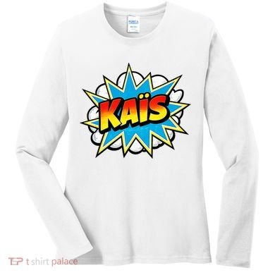 Kais Warmly Comic Name Retro Women's Long Sleeve Shirt