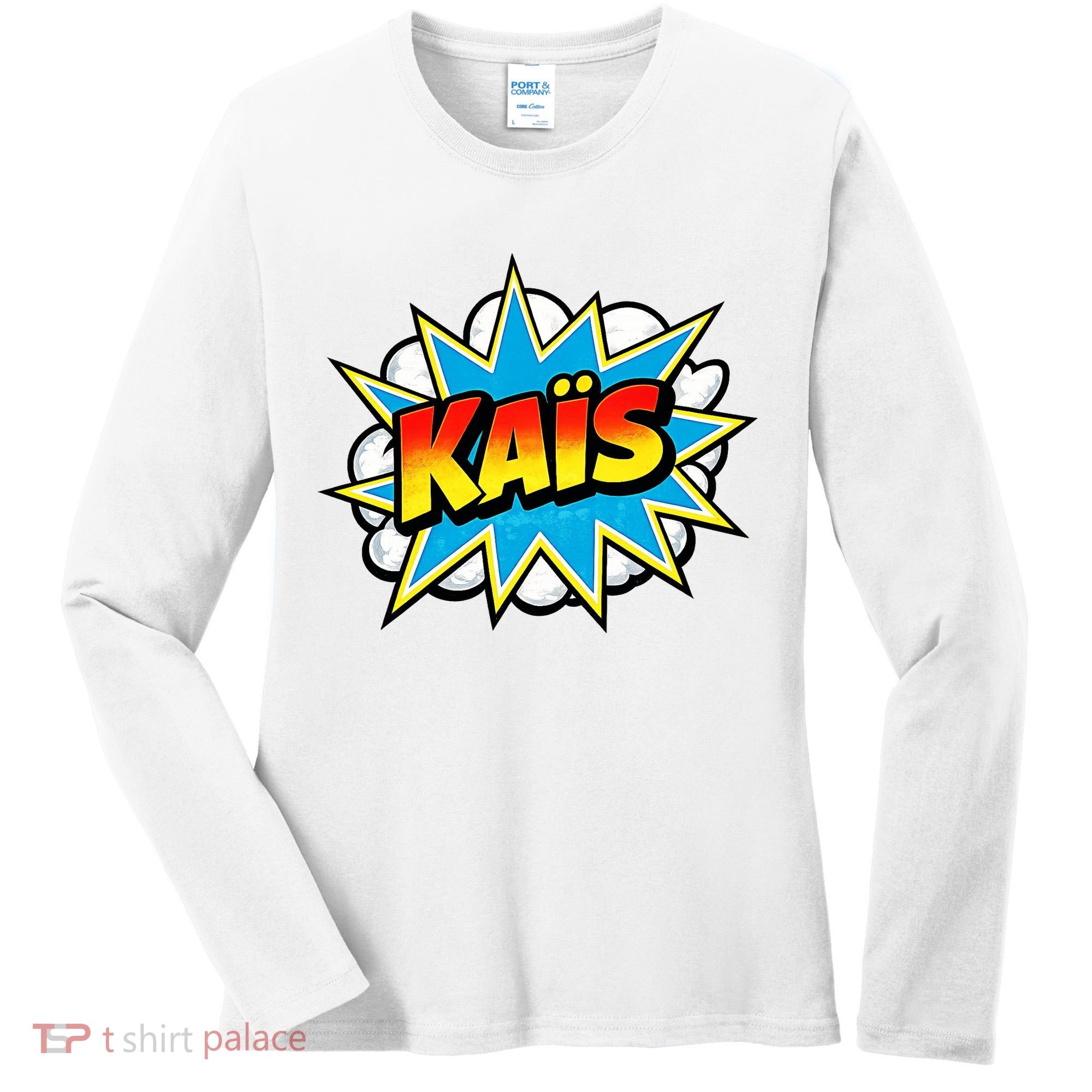 Kais Warmly Comic Name Retro Women's Long Sleeve Shirt