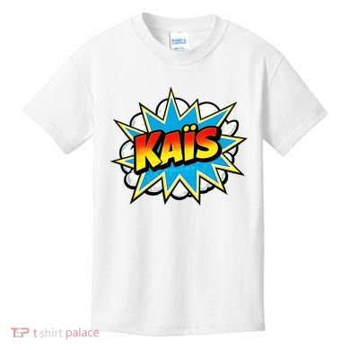 Kais Warmly Comic Name Retro Kids T-Shirt