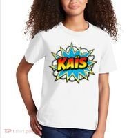 Kais Warmly Comic Name Retro Kids T-Shirt thumb 2