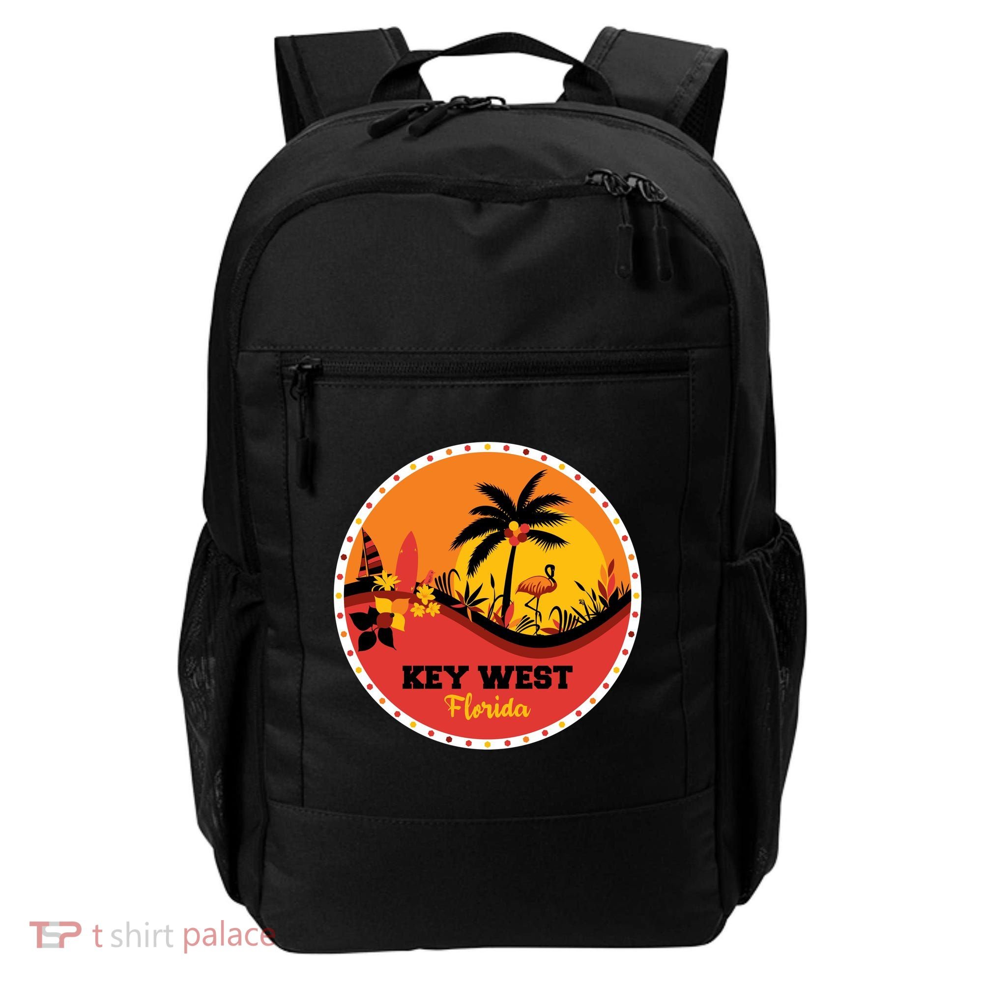 Key West Circular Logo Backpack