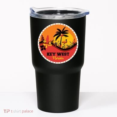 Key West Circular Logo Tumbler