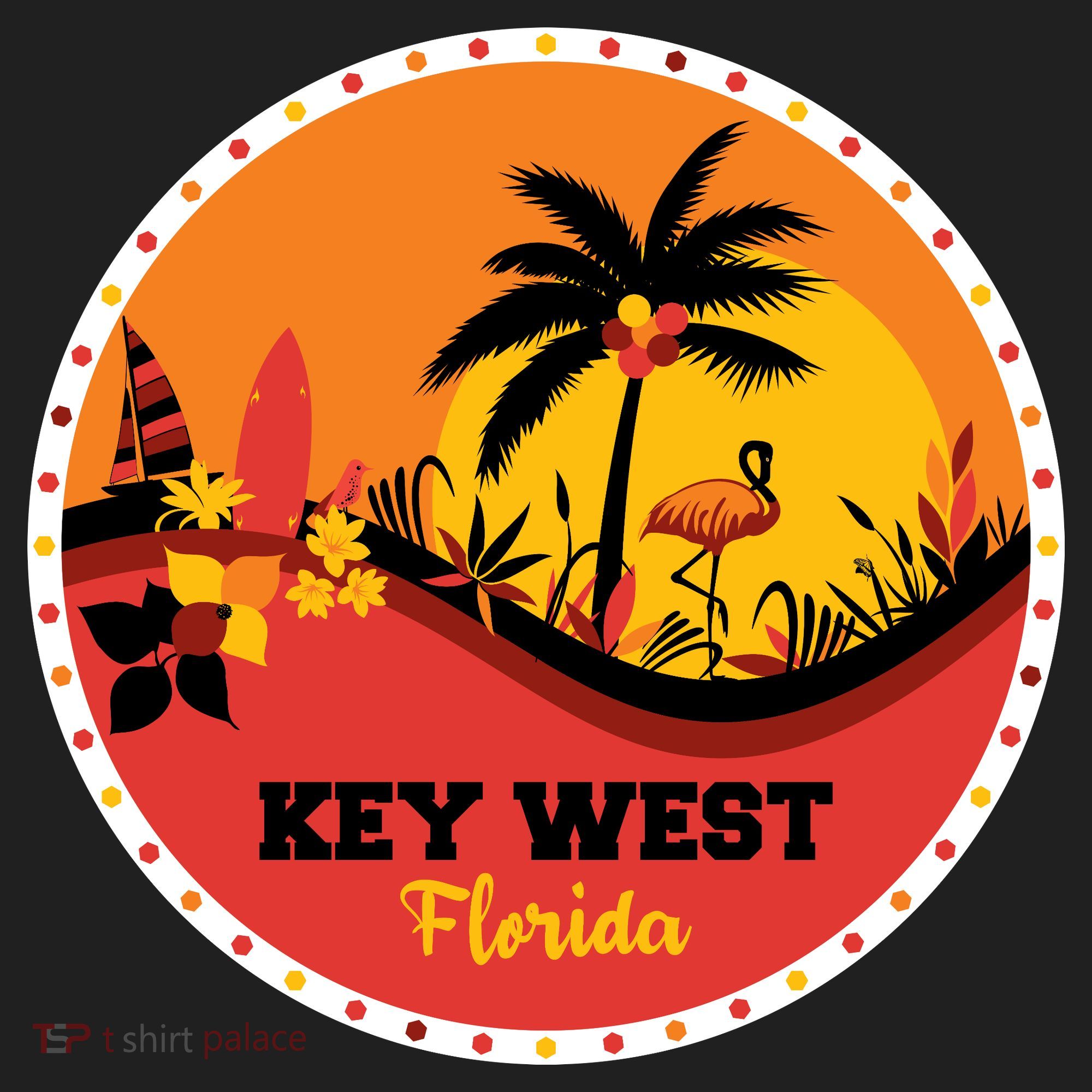 Key West Circular Logo Tumbler