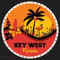 Key West Circular Logo Hat thumb 2