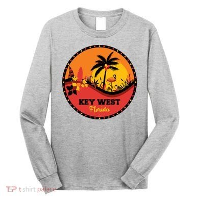 Key West Circular Logo Long Sleeve Shirt