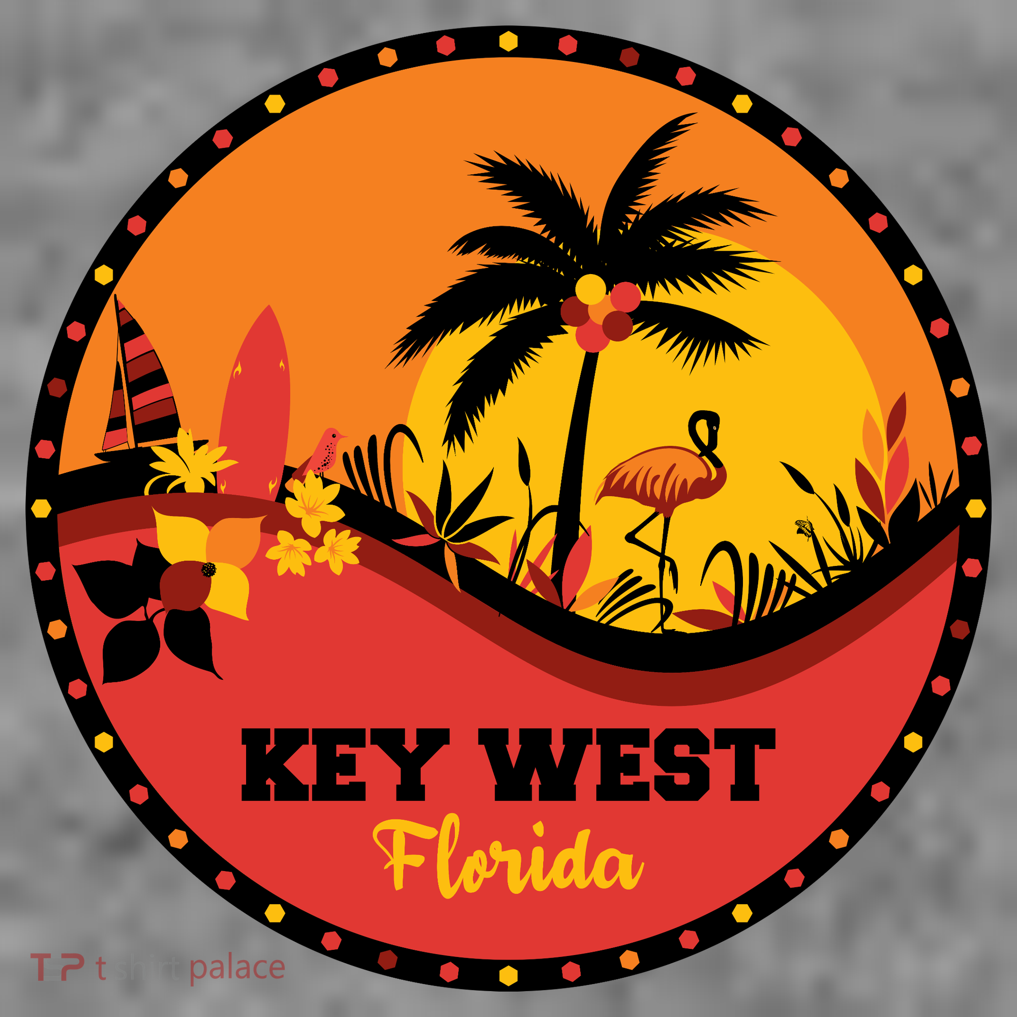 Key West Circular Logo Women's Hoodie