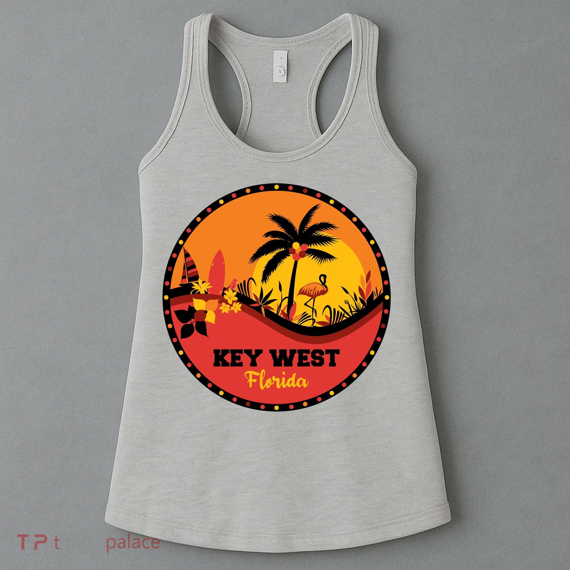 Key West Circular Logo Women's Tank Top