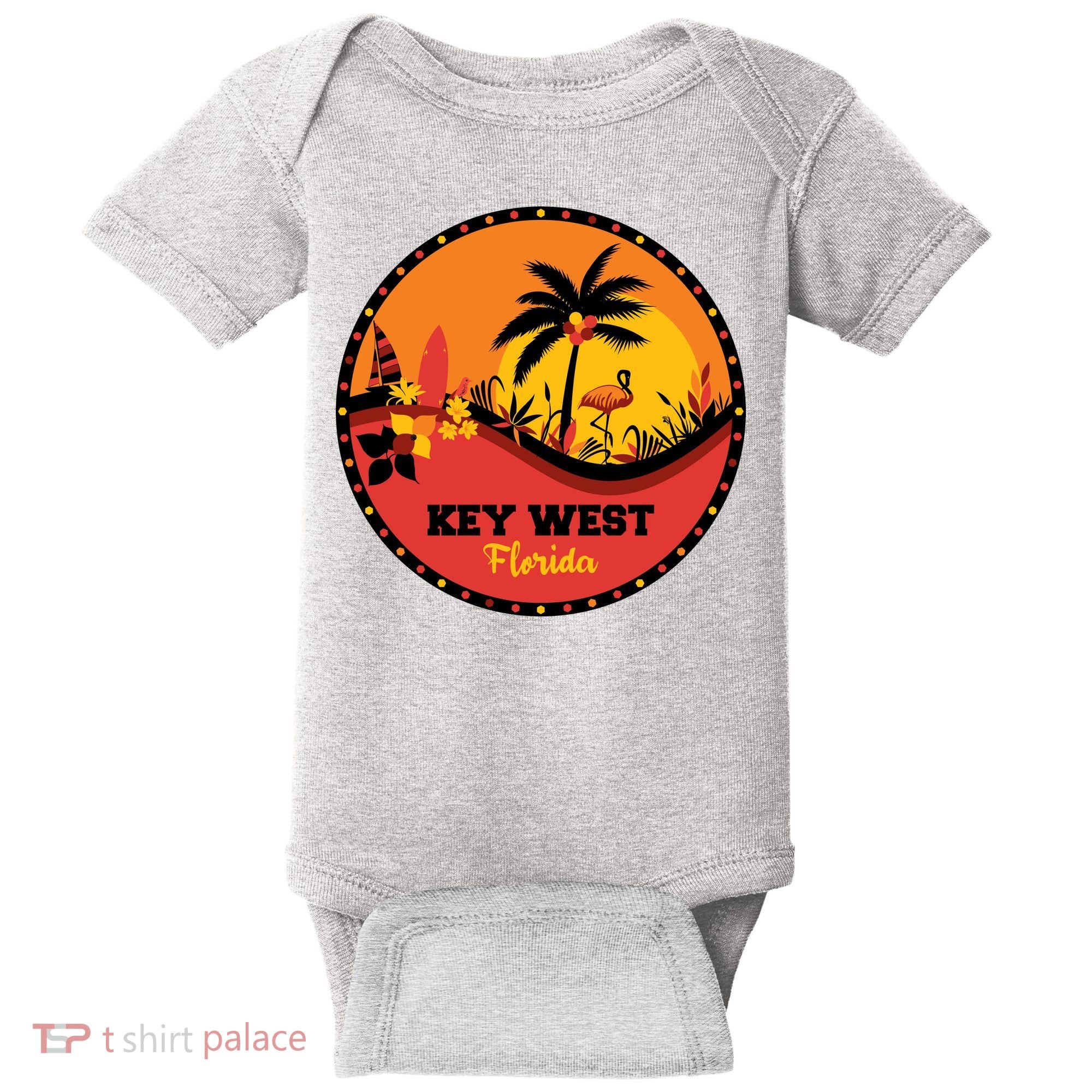 Key West Circular Logo Baby Bodysuit